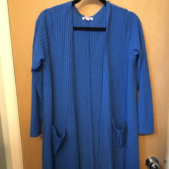 LuLaRoe Solid Blue Sarah - Picture 1 of 3